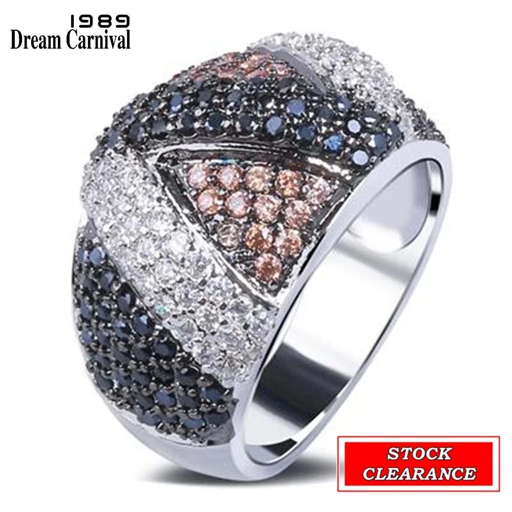 DreamCarnival1989 Bargaining Clearance Sales Gothic Women Rings Stock Fast Moving Limited Size Small Quantity Baroque Fashion