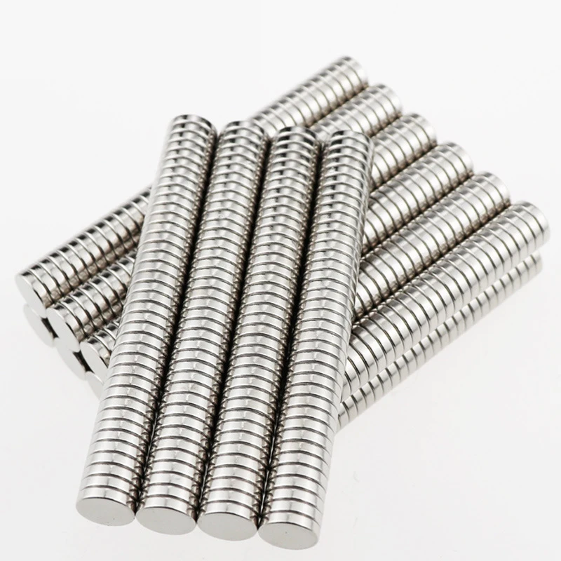 Super Strong Round Magnet 1X1 2X1 2X2 3x1 3X2 4X2 5X2 2x3 3x3 4x3 5x3 mm Powerful Neodymium Permanent NdFeB Magnet Disc Magnets