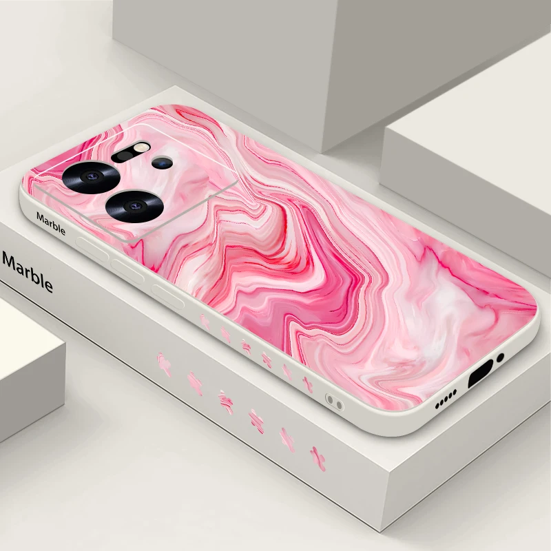 Marble Case For Xiaomi 13T 11T Pro Funda Redmi Note 13 12 11 10 14 Pro Poco F6 X5 X6 Pro Mi 11 Lite 5G Soft Silicone Cover