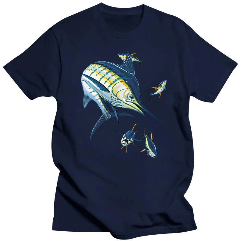 Blue Marlin and 4 Yellowfin Tuna Fishing T-Shirt