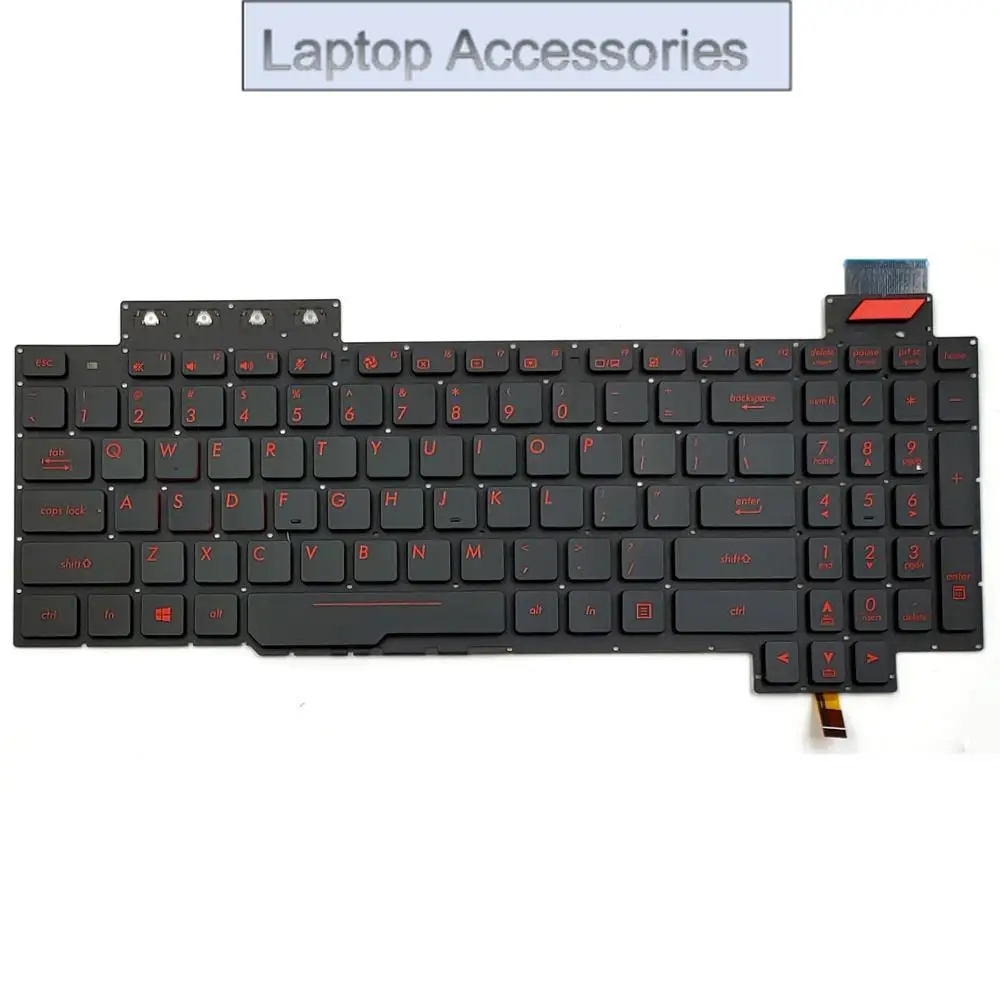 New For Asus FX503 FX503V FX503VD FX503VD-EH73 FX503VD-WH51 FX503VM FX503VM-EH73 FX503VM-NS52 Laptop Keyboard US Backlit
