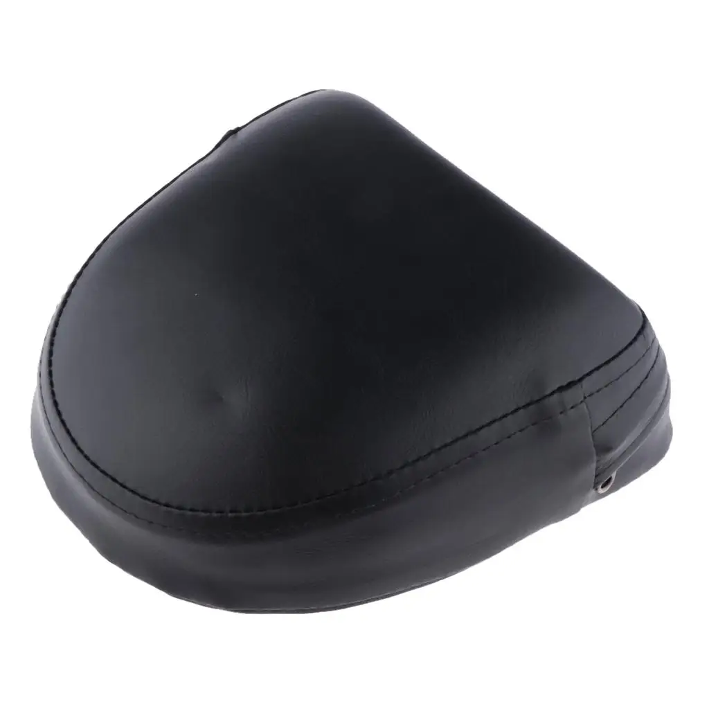 Black Leather Passenger Sissy Bar Backrest Pad with Luggage Rack for Harley VRSC 1250 Motorcycle Touring
