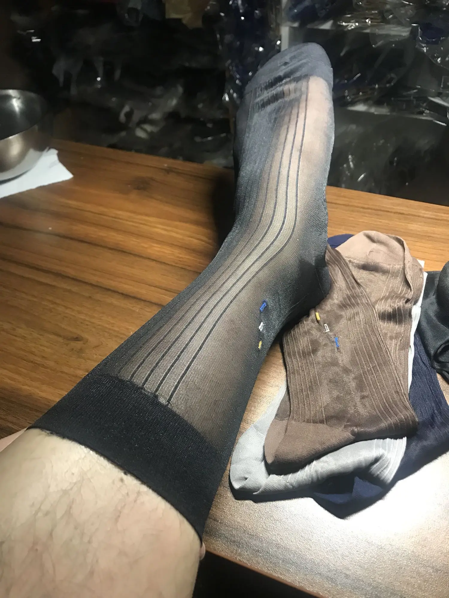 TNT Socks Super Hot Mature Patterned Vintage Nylon Socks Men\'S Stockings Business Men\'S Stockings In Stock Men\'S Nylon Stocking