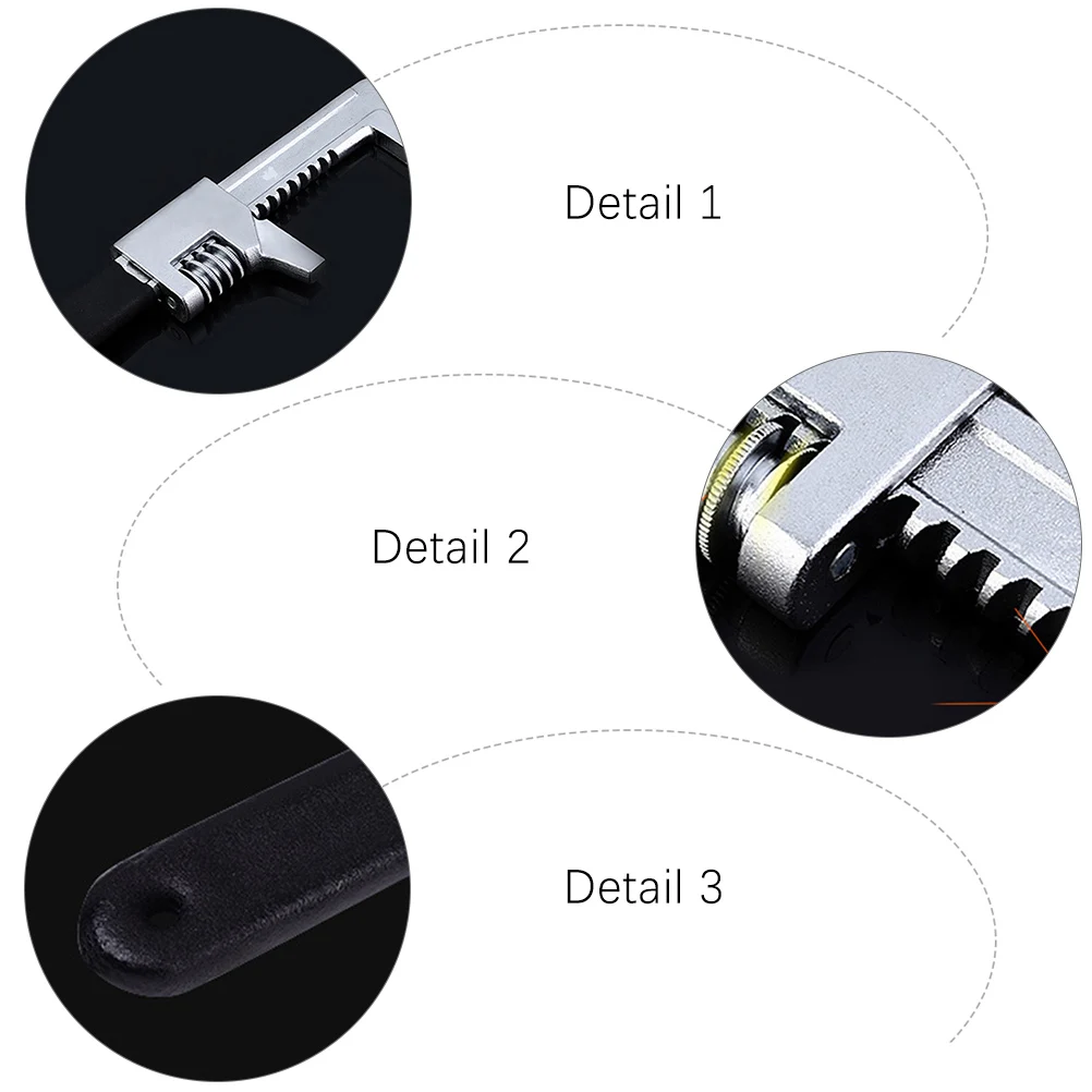 

1Pcs F Type Right Angle Wrench 11 Inch Metal Water Pump Pliers Plumbing Pliers Large Opening Spanner Hand Tool