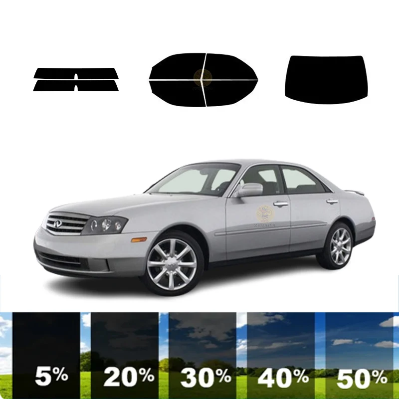 

Предварительно вырезанная съемная тонировочная пленка для окон для автомобиля, 100% УФР, 5%-35%VLT, теплоизоляция, карбон ﻿ Для INFINITI M SERIES 4 DR SEDAN 2003-2005 гг.