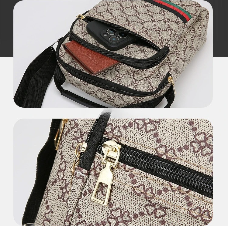Herren-Umhängetasche, mehrschichtig, große Kapazität, wasserdicht, Oxford-Material, lässig, für Business, Schultertasche, Messenger-Tasche für Reisen und den täglichen Arbeitsweg – Detail 18