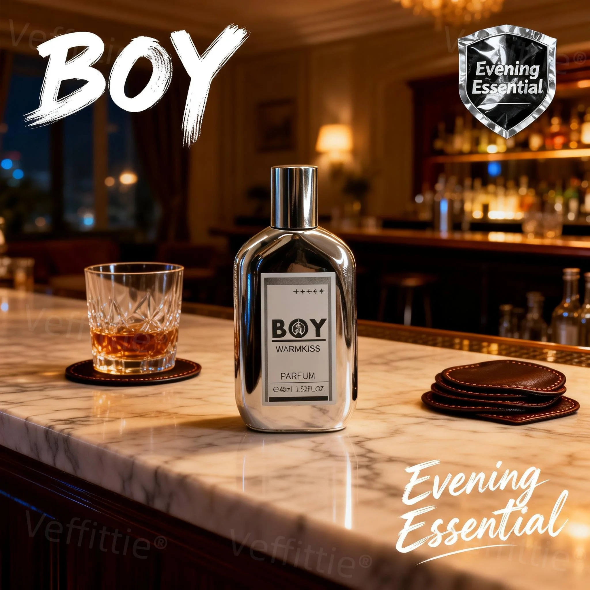

Gentleman Sophisticated Marine Fragrance 45ml, sea salt ambrette seed opening, sage finish, all-day fresh scent for refined
