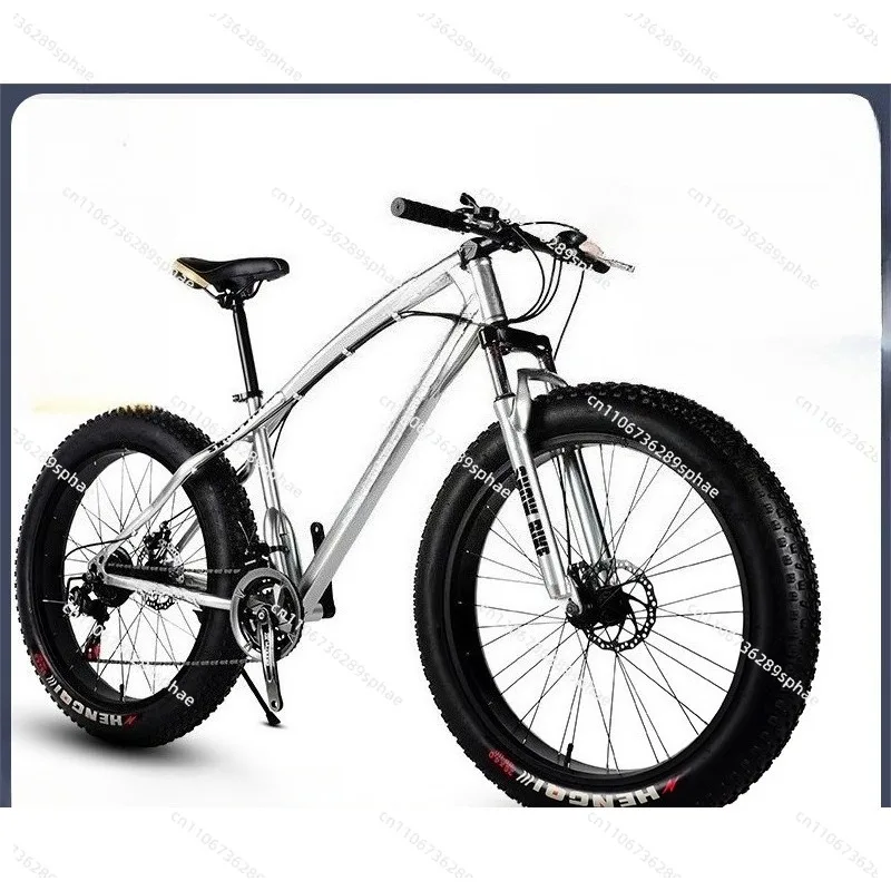 Snowbike 4.0 With Wide Tires 24inch/26inch Variable Speed Fat Tires Shock Absorption Mountain Bike Beach Bike Zxc