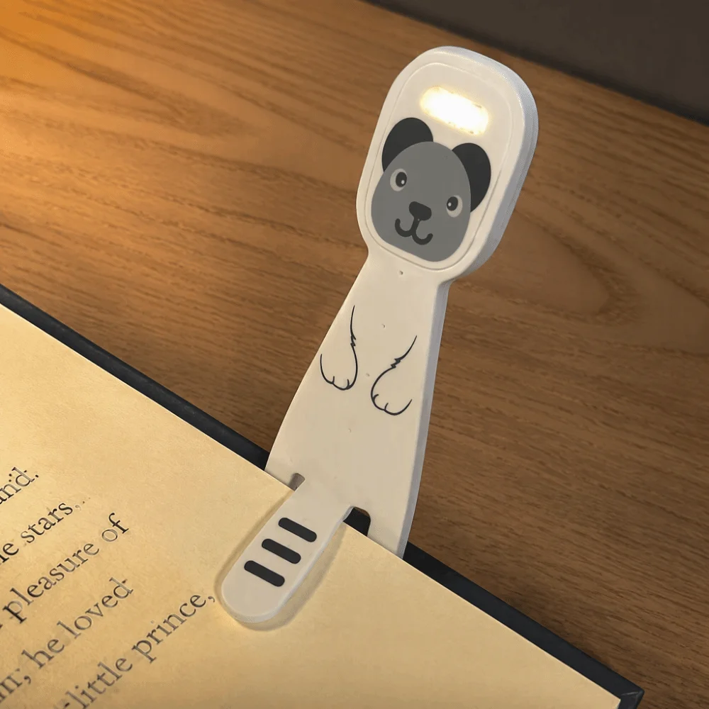 Ultra-Thin Book Clip Reading Light Card Size Eye-Protective LED Bookmark Night Lamp Lightweight Clip-On Structure Mini Lamp