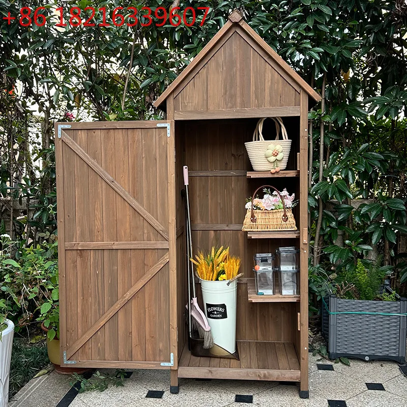 

Outdoor Cabinet Waterproof Sunscreen Courtyard Balcony Storage Outdoor Garden Large Tool Storage Locker