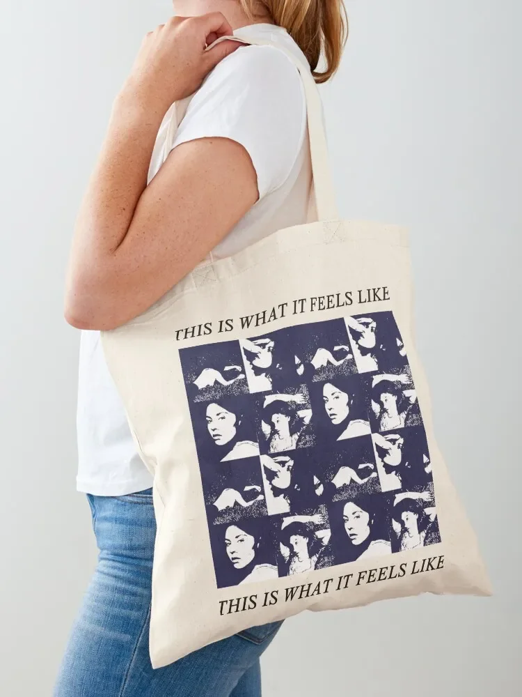 

Gracie Abrams This Is What It Feels Like Art Gracie Abrams Merch Tote Bag cute tote bag Women's bag personalized tote