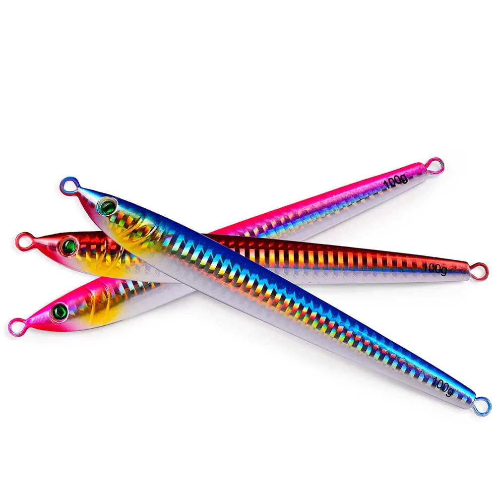 

Металлическая приманка для джиг-рыбалки, 7-100 г, медленная приманка для отсадки, жесткая приманка для троллинга, приманка для ловли окуня, снасти для ловли форели, отсадка в соленой воде, без крючка