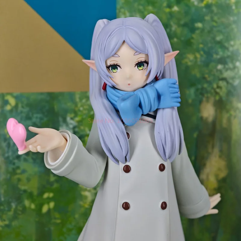 

В наличии Оригинальный Gsc Pop Up Parade Frieren: Beyond Journey'S End Frieren Blow Kiss Ver. 16 см аниме коллекционная модель игрушка в подарок