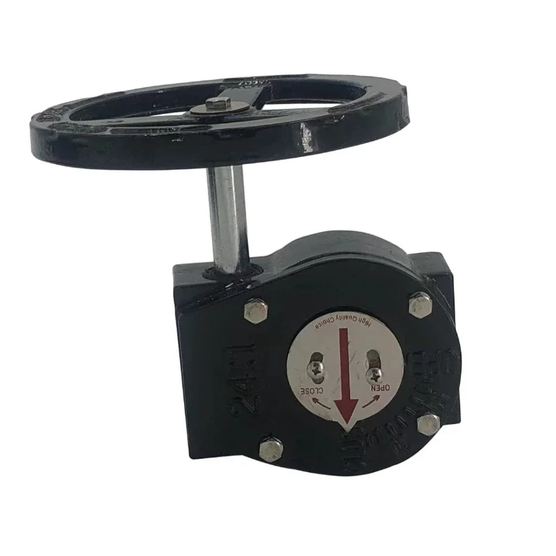 Turbine flange butterfly valve D341X-10Q ventilation mine electric butterfly valve