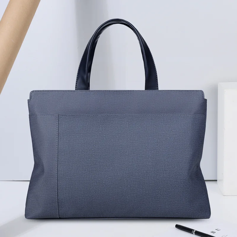 Sac à Main de Grande Capacité pour Homme, Sacoche pour Ordinateur Portable 15 Pouces, Fourre-Tout pour Fichiers, Nouvelle Collection