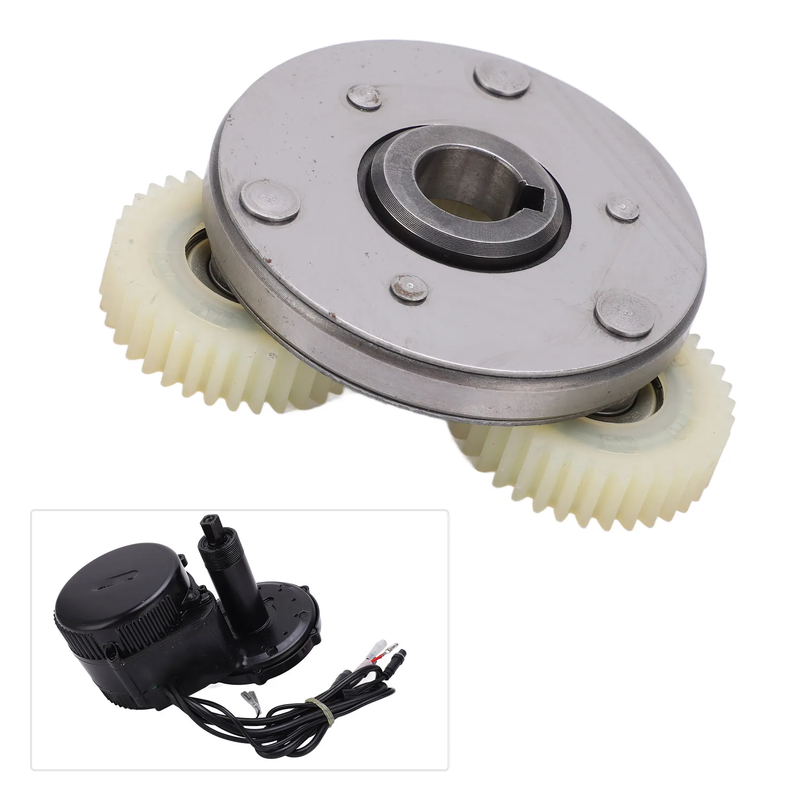 مجموعة تروس كهربائية 36T تروس نايلون ومجموعة 70 مم لمحرك Bafang 250 وات 350 وات طقم تروس نايلون متوسط المحرك #4