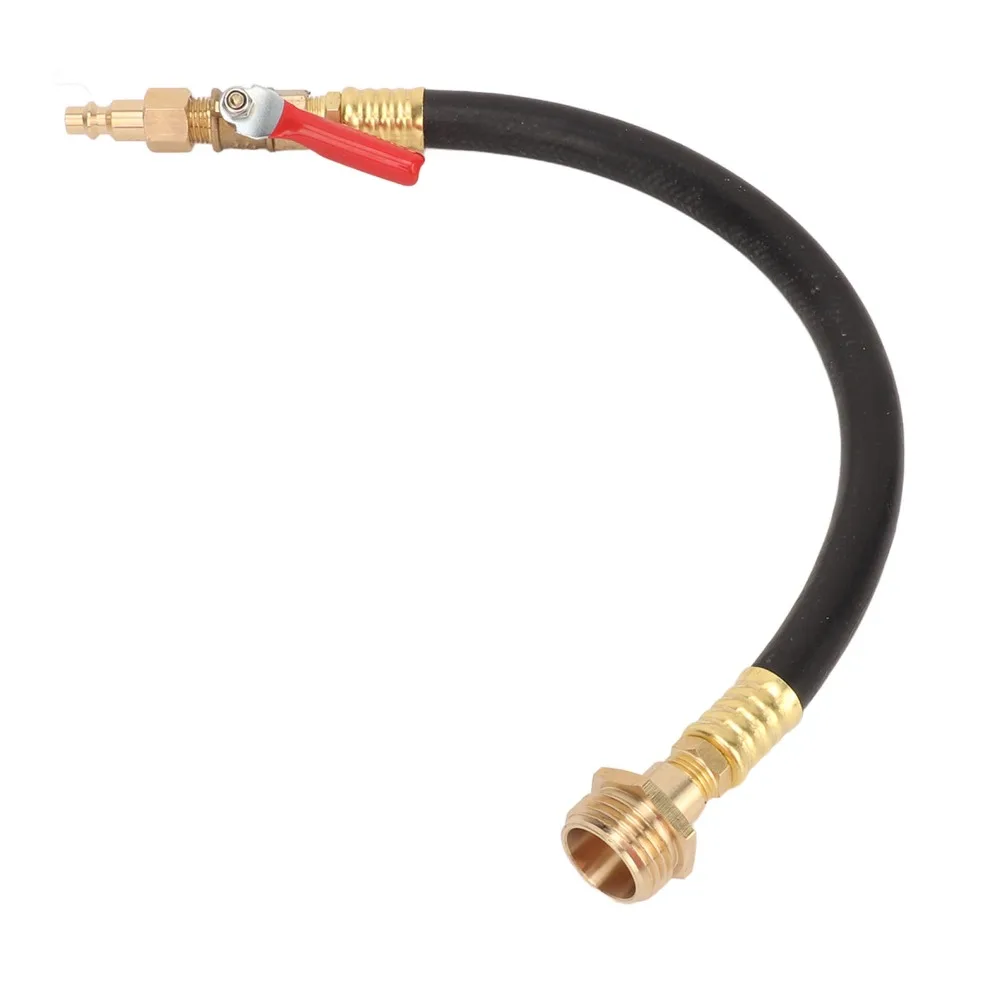 Hose 13.58'' Length RV Winterize Kit 3/4 '' Adapter Sprinkler System Kit Water Blow Out Adapter Boat Use