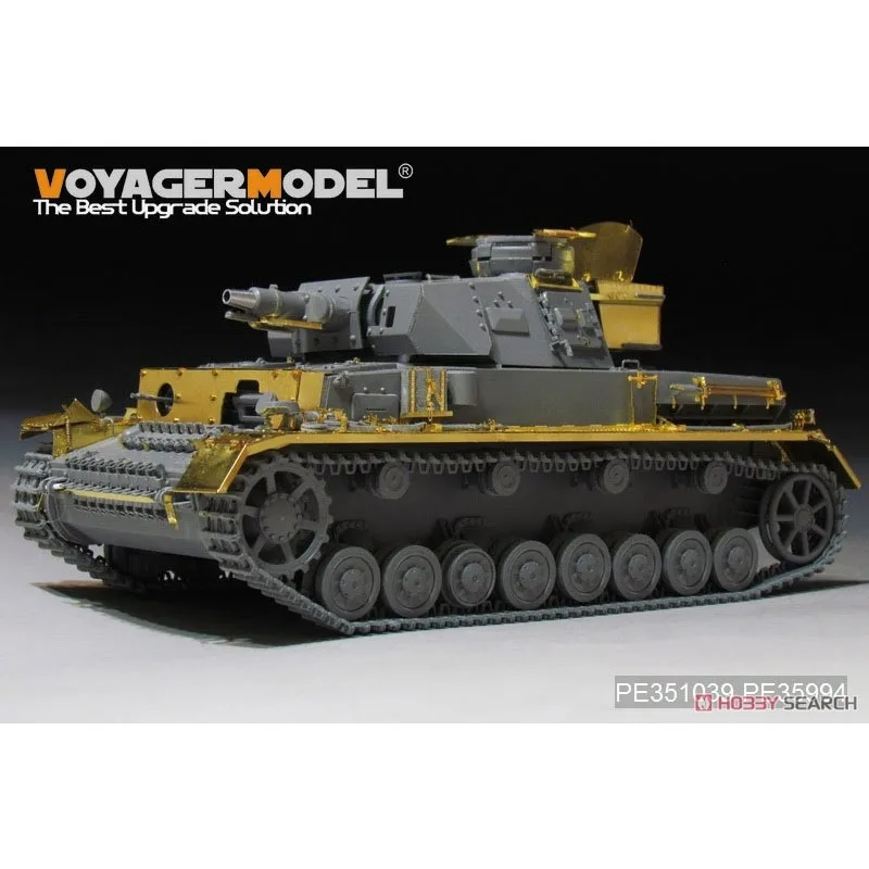 Voyager modelo 1/35 a escala PE351039A WWII alemán Pz.Kpfw.IV Ausf.F1 'Vorpanzer' Basic (para borde BT-003)