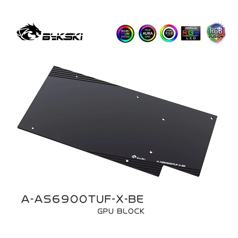 Bloco de água bykski gpu para asus TUF-RX6900/6800xt-o16g-gaming/asus rog strix lc rx 6800xt gaming/asus TUF-RX6950XT-O16G-GAMING