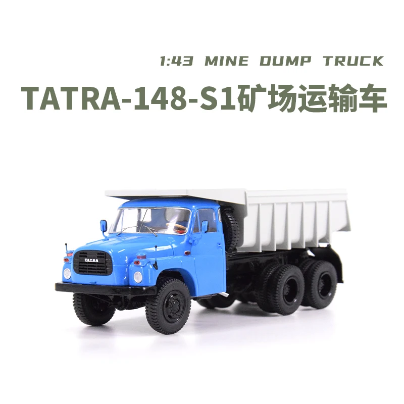 

1:43 Scale Diecast Alloy TATRA-148-S1 Mine Transport Vehicle Toy Car Model Classic Adult Collection Souvenir Gift Static Display