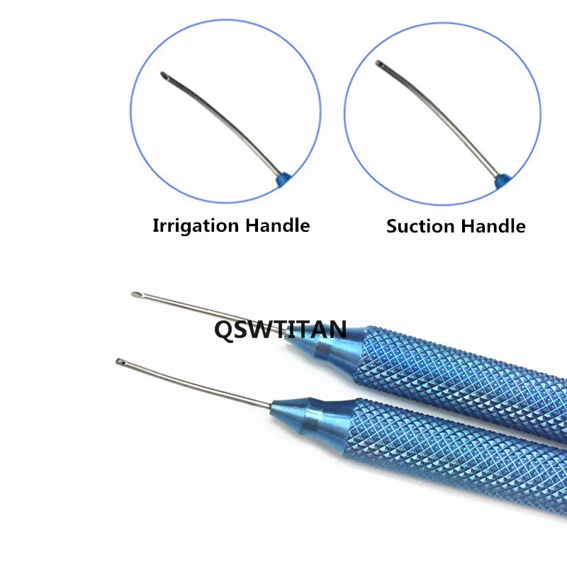 Manipolo per irrigazione e aspirazione Strumento chirurgico oftalmico per occhi 23G