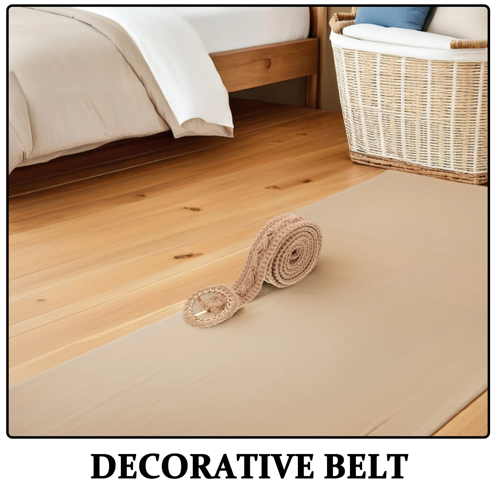 محبوك حزام الخصر مضفر القطن حبل مشبك قابل للتعديل لفساتين التنانير السراويل النساء المنسوجة حزام فستان صيفي التبعي