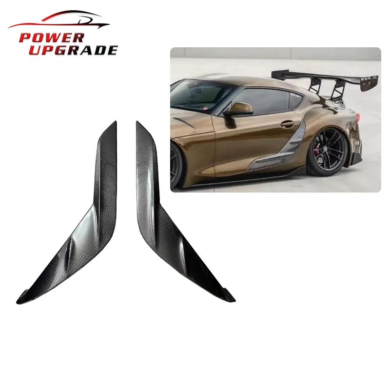 

Carbon Fiber Door Plank Side Fender Vents door canards For Toyota Gr Supra A90 A91 Mk5 Trd Style Body ki