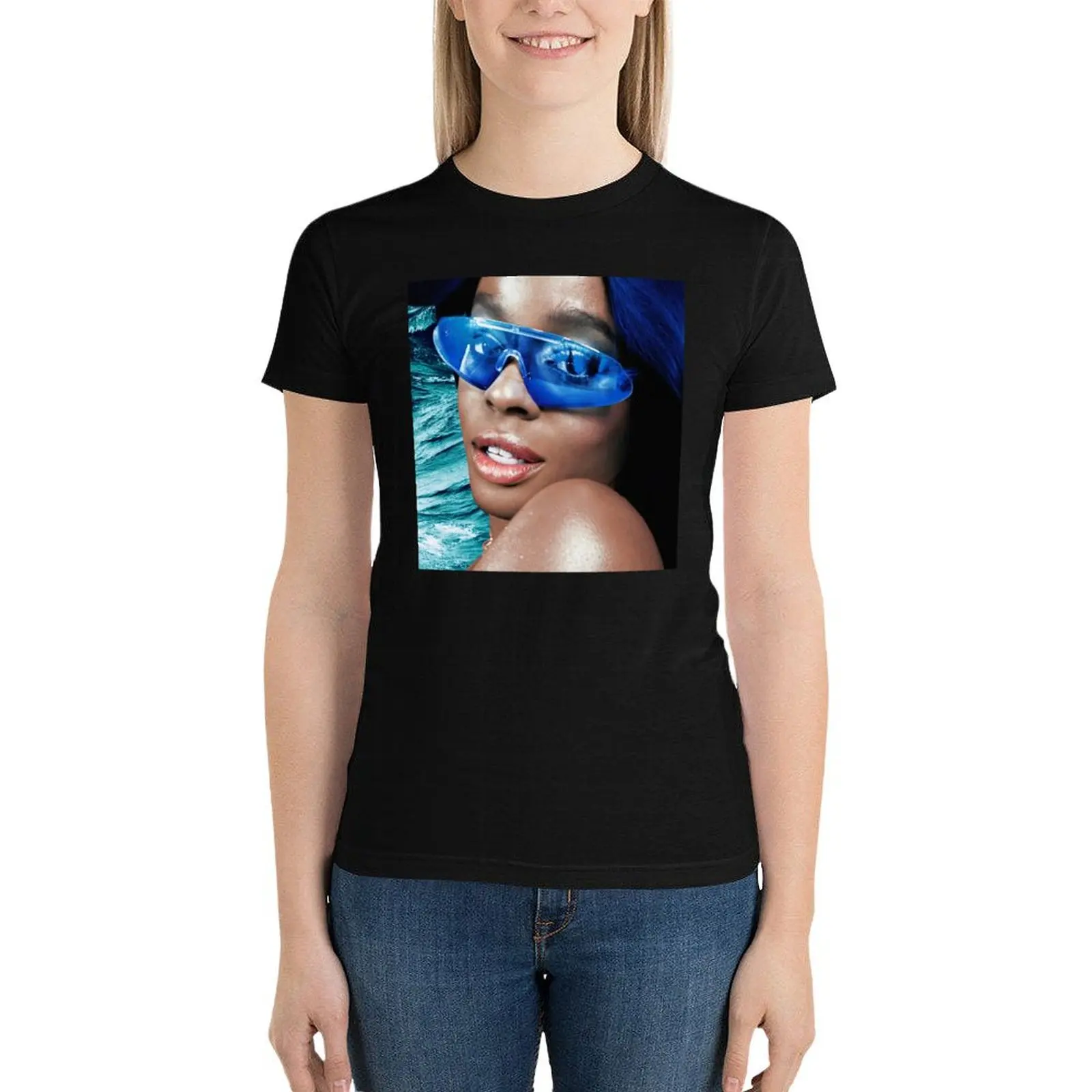 Azealia Banks / Seapunk Princess HD T-Shirt tops summer top anime clothes summer tops t-shirt dress for Women sexy