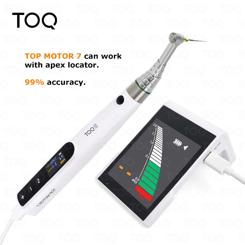 New Endo Motor 16:1 Dental Reduction Equipment Wireless Root Canal Motor with reciprocation mode Instrument Dentist Tips