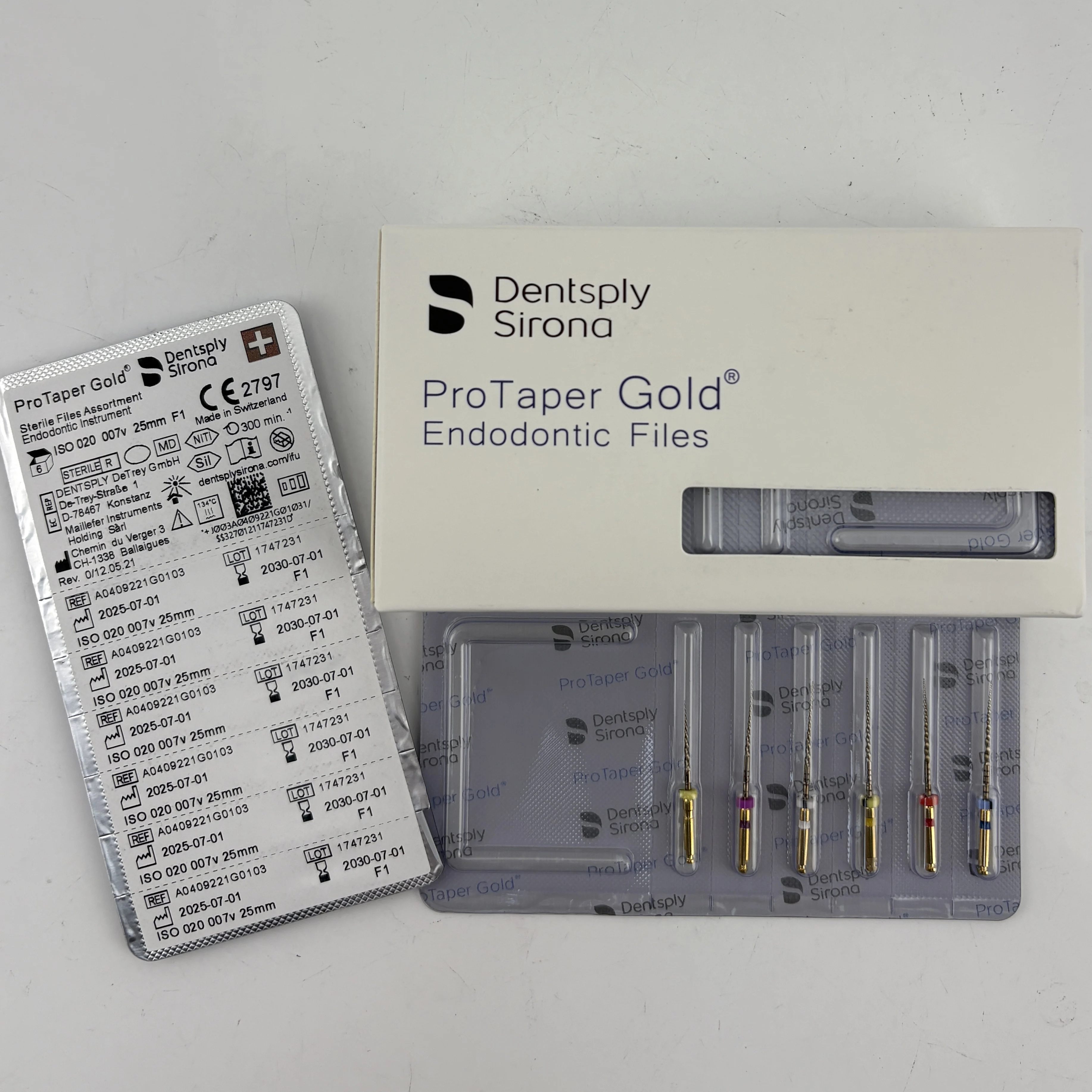 

60 шт./10 шт., инструмент для стоматологии, корневых каналов, эндомоторные файлы, стоматологические протаперные золотые эндодонтические файлы, тепловые эндодонтические файлы