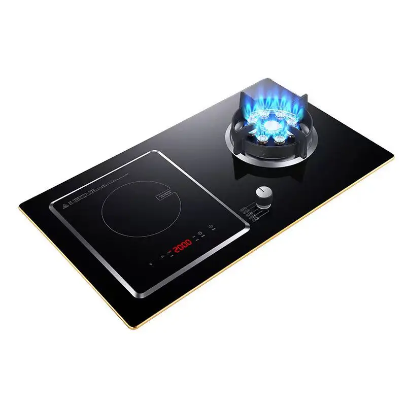 Tempered Silkscreen Glass Top Cooking Gas Stove for Kitchen