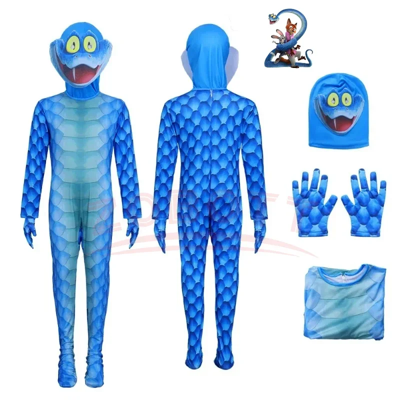 Beast Kingdom Gary De'Snake Cosplay Zootopia Cosplay Costumes Bodysuit Mask Gloves Gary Suit Halloween Carnival Cos Unisex Gifts - view 6