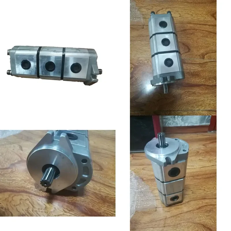 

Excavator ME20 Triple Gear Pump Custom Port Support Hydraulic Pump