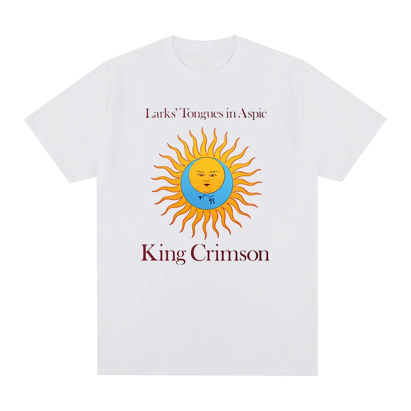 King Crimson Rock Music Printed Graphic Band t-shirt Cotton Men T shirt New TEE TSHIRT Womens tops