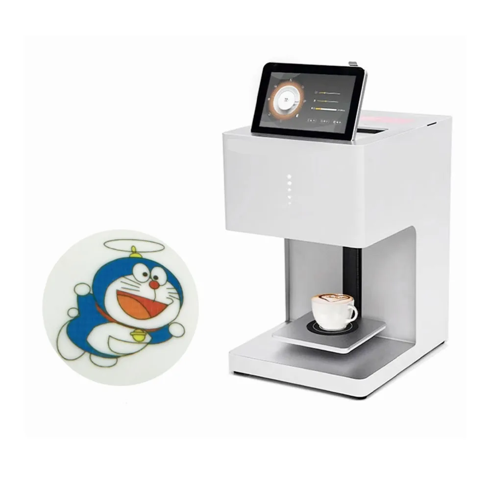 

Small Digital Coffee Drinks Printer Print On Coffee Pizza Cakes Beer Cookie Printer Printing Machine