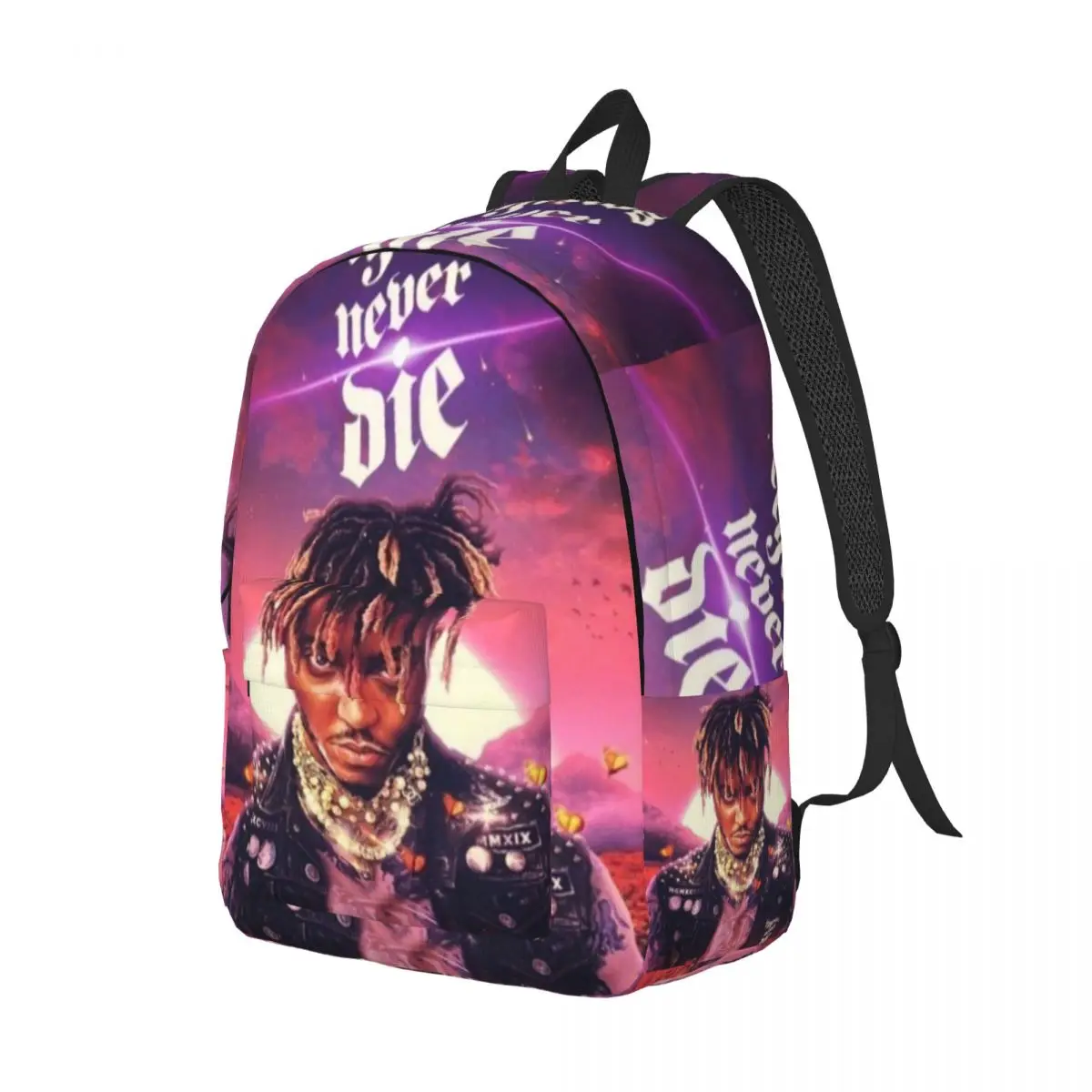 Juice WRLD Student School Bookbag Canvas Daypack Elementary High College Travel Bags