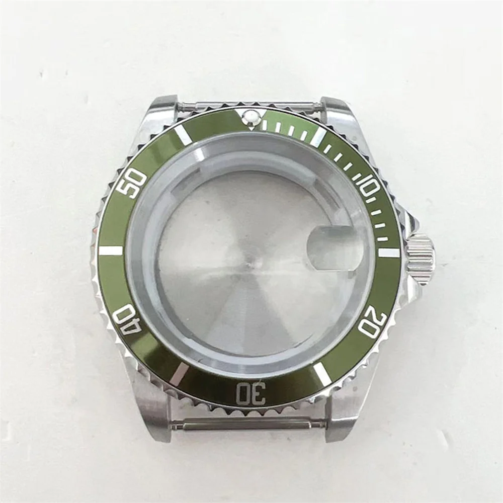 40mm Stainless Steel Watch Case for 8215/8200/8205/2813 Mechanical Movement Watch Accessories with Movement Spacer Ring