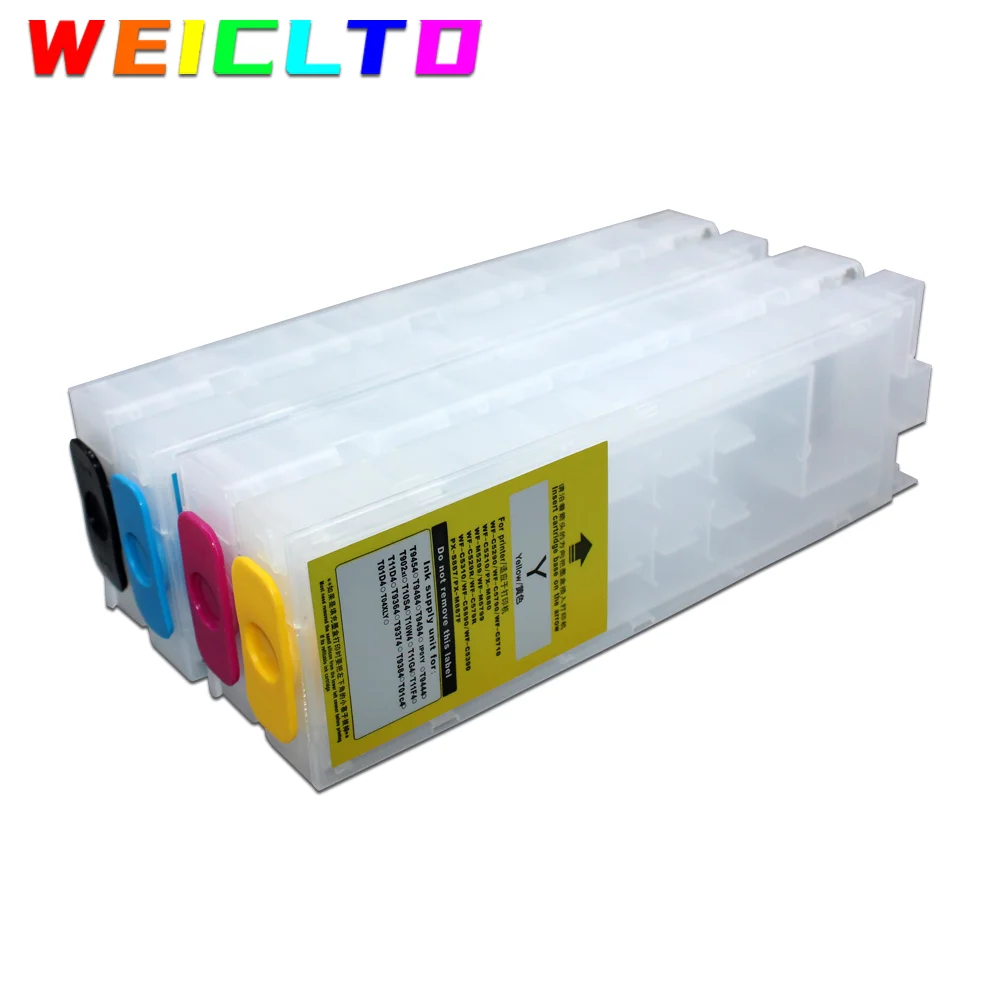 T902 T941 T942 T944 T945 T946 T948 T949 T950 Refill Ink Cartridge For Epson WF-C5790 WF-C5710 WF-C5290 WF-C5210 Chipless - Image 6