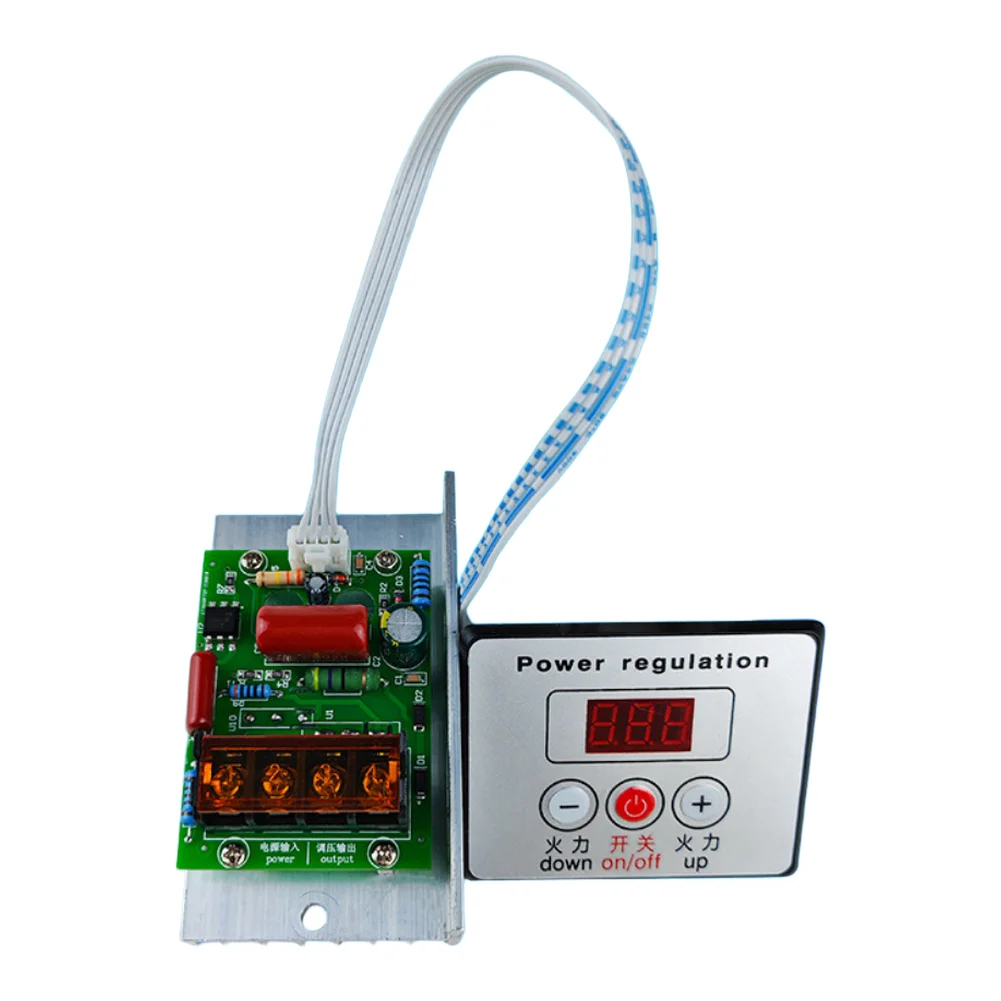 For Electric Oven Voltage Controller CNC Type 6000W Power Regulator AC220V 380V Input for Resistive Load Control