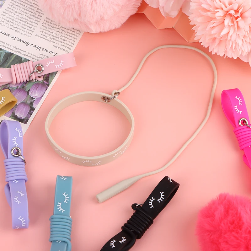 Silica Gel Wrist Strap Silicone Grafting Eyelash Tweezers Bracelet Wrist Strap Silicone Tweezers Auxiliary Makeup Tool For Girl