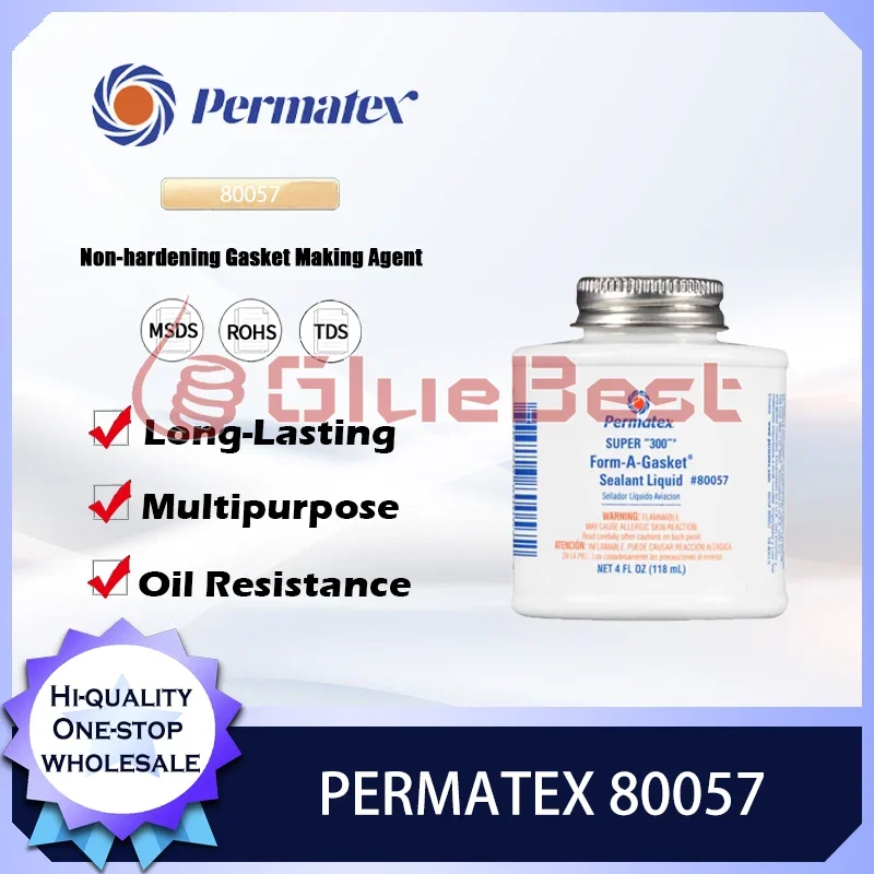 Permatex 80057 Super 300 Form A Gasket Curing Agent High Performance for Heat Resistant and Fluid Sealing Original Product