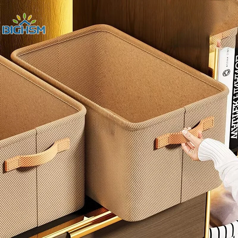 Clothes Organizer Non-Woven Wardrobe Clothes Storage Box For Underwear T-Shirt Jeans Basket Cabinet Sundries Organizer