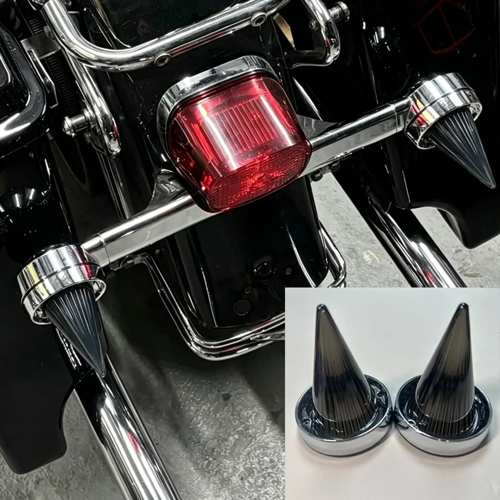 2Pcs For Harley Touring Road Glide Road King Electra Tour Glide 1986-2021 Motorcycle Indicator Lens Cover Turn Signal Light Cap