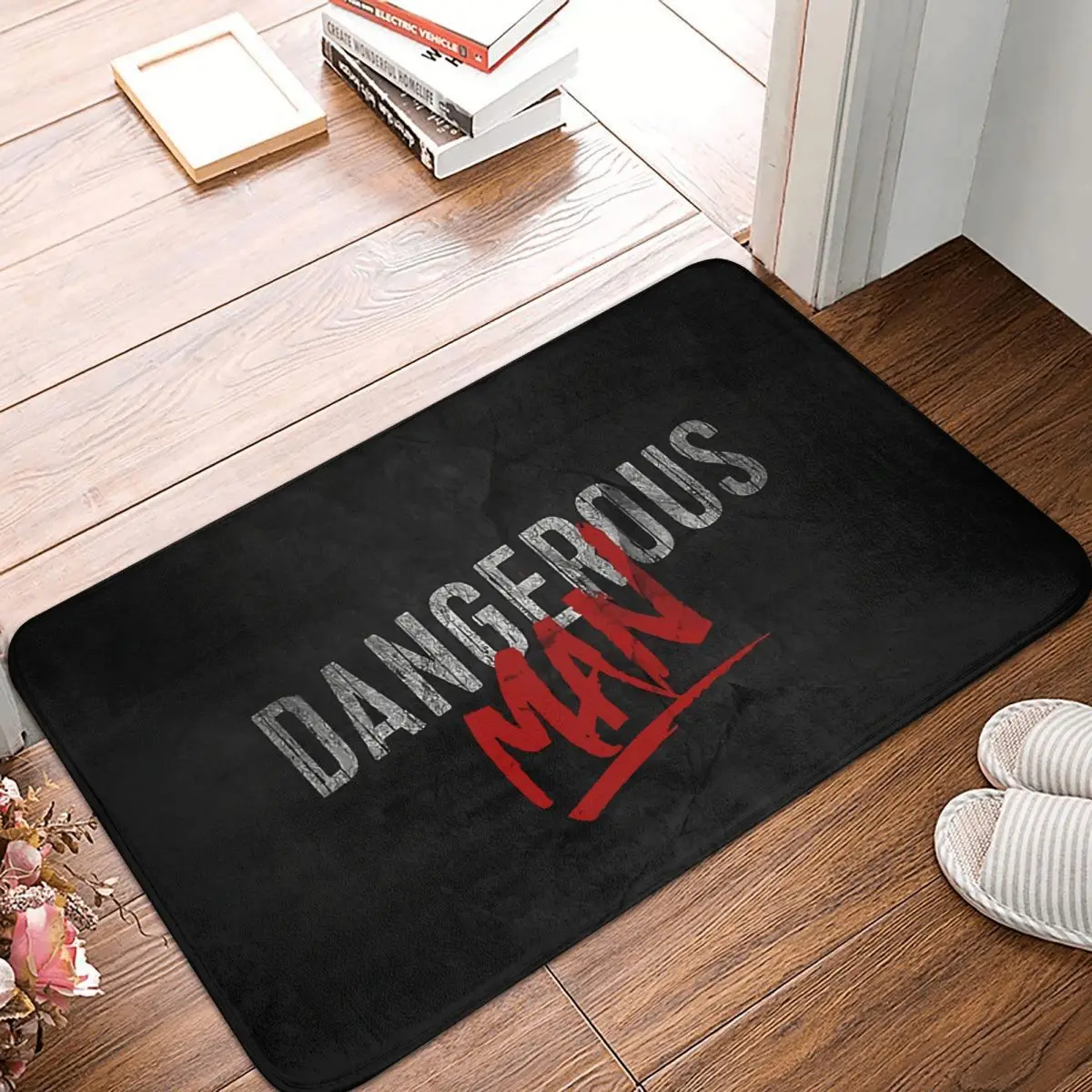 Welcome Bedroom Mat DANGEROUS MAN Doormat Kitchen Carpet Balcony Rug Home Decor