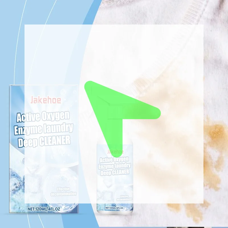 Nuevo Quitamanchas de Tela con Oxígeno Activo Elimina eficazmente las manchas difíciles de grasa y sudor Protege la ropa Detergente para la ropa