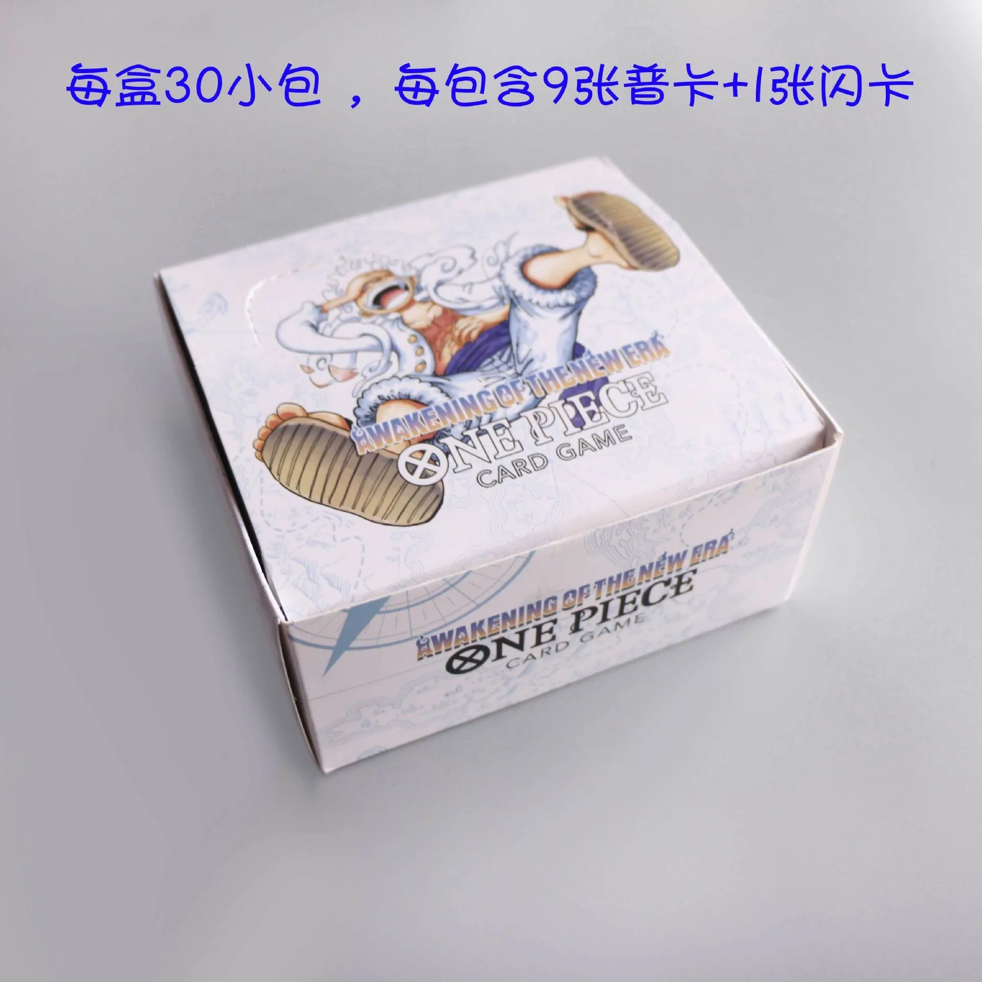 ONE PIECE Card 180/300Pcs Anime English TCG OP-05 Luffy Zoro Shanks Trading Collection Card dla dzieci Prezent świąteczny Zabawki