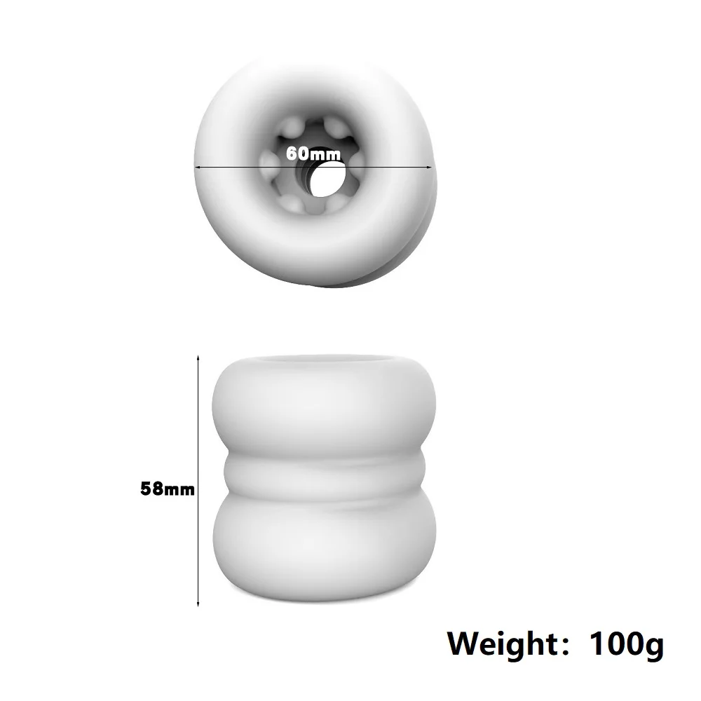 1Pcs Male Ball Stretcher Penis Lock Cock Ring Erection Delay Lasting Time Ejaculation Penis Ring Enlargement Sex Toys For Man - Image 5