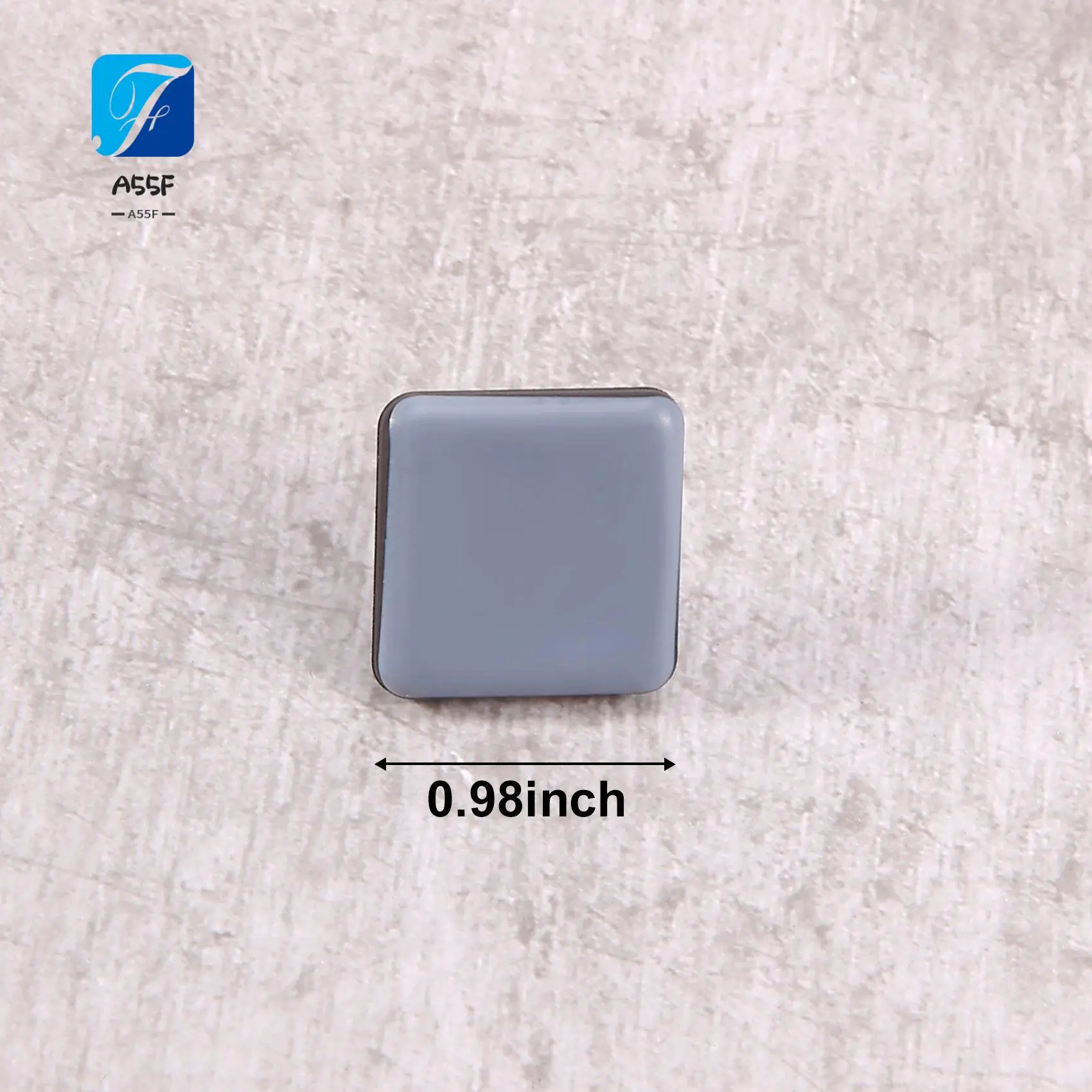 

A55F-20 шт., направляющие для стула, мебельные ползунки, легко движущиеся подушечки из ПТФЭ, квадратные с защитой для ногтей для паркетного пола