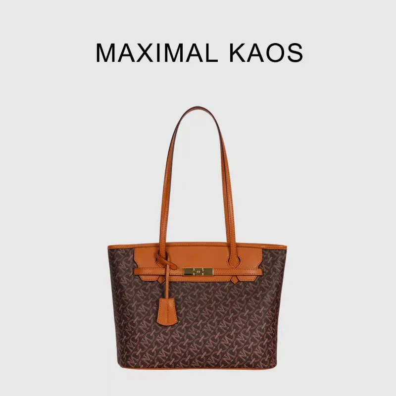 

MAXIMAL KAOS Light Luxury Women's Bag Large Capacity Tote Bag Handheld Mommy Bag