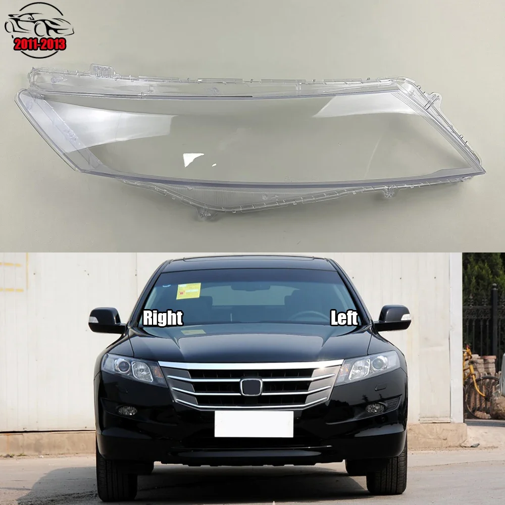 

For Honda Crosstour 2011 2012 2013 Car Headlight Cover Headlamp Glass Lens Auto Shell Cover Transparent Lampshade Caps